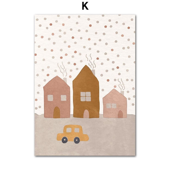 JUSTGOODMOOD Boho Poster – Lebendige Farben & Qualität