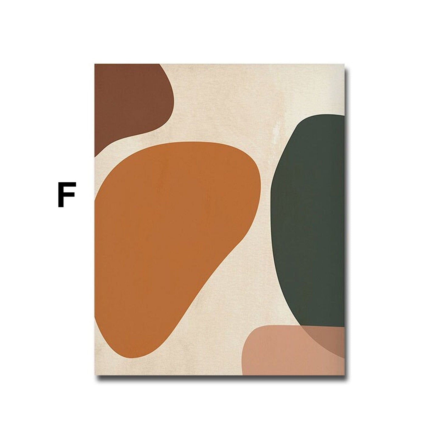 Poster Boho Linien und Geometrische Formen als Deko Print ohne Rahmen