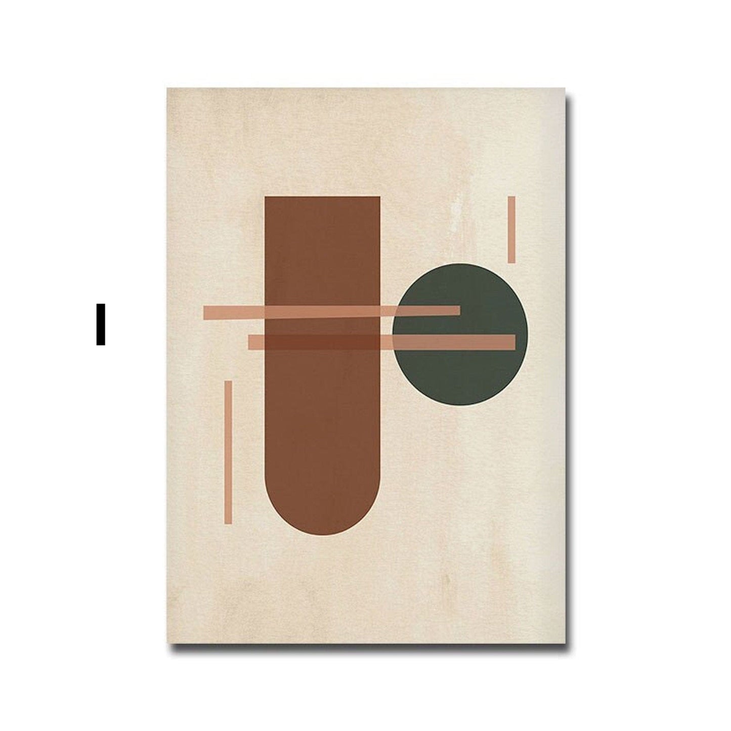 Poster Boho Linien und Geometrische Formen als Deko Print ohne Rahmen