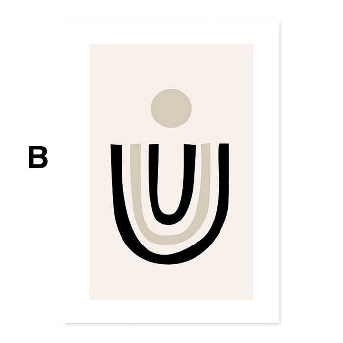 Premium Boho Poster auf Baumwollcanvas – JUSTGOODMOOD