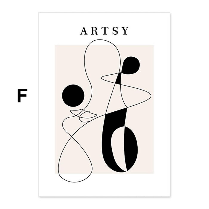 Premium Boho Poster auf Baumwollcanvas – JUSTGOODMOOD
