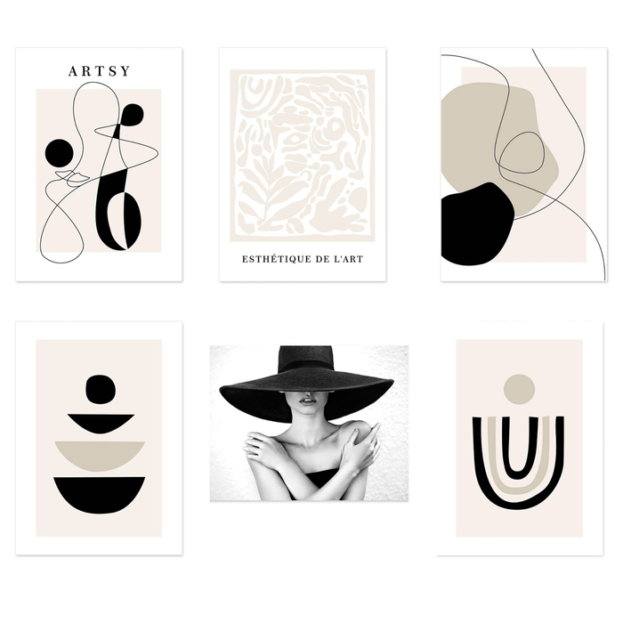 Premium Boho Poster auf Baumwollcanvas – JUSTGOODMOOD