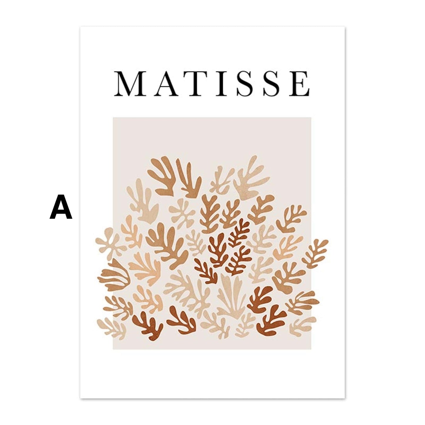 Poster Boho Sonne Linien und Geometrische Formen als Deko Print ohne Rahmen