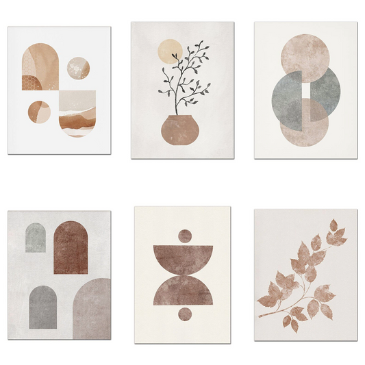 Botanik Blumen Poster  · Bilder Wohnzimmer · Wandbilder Schlafzimmer · Deko Print ohne Rahmen