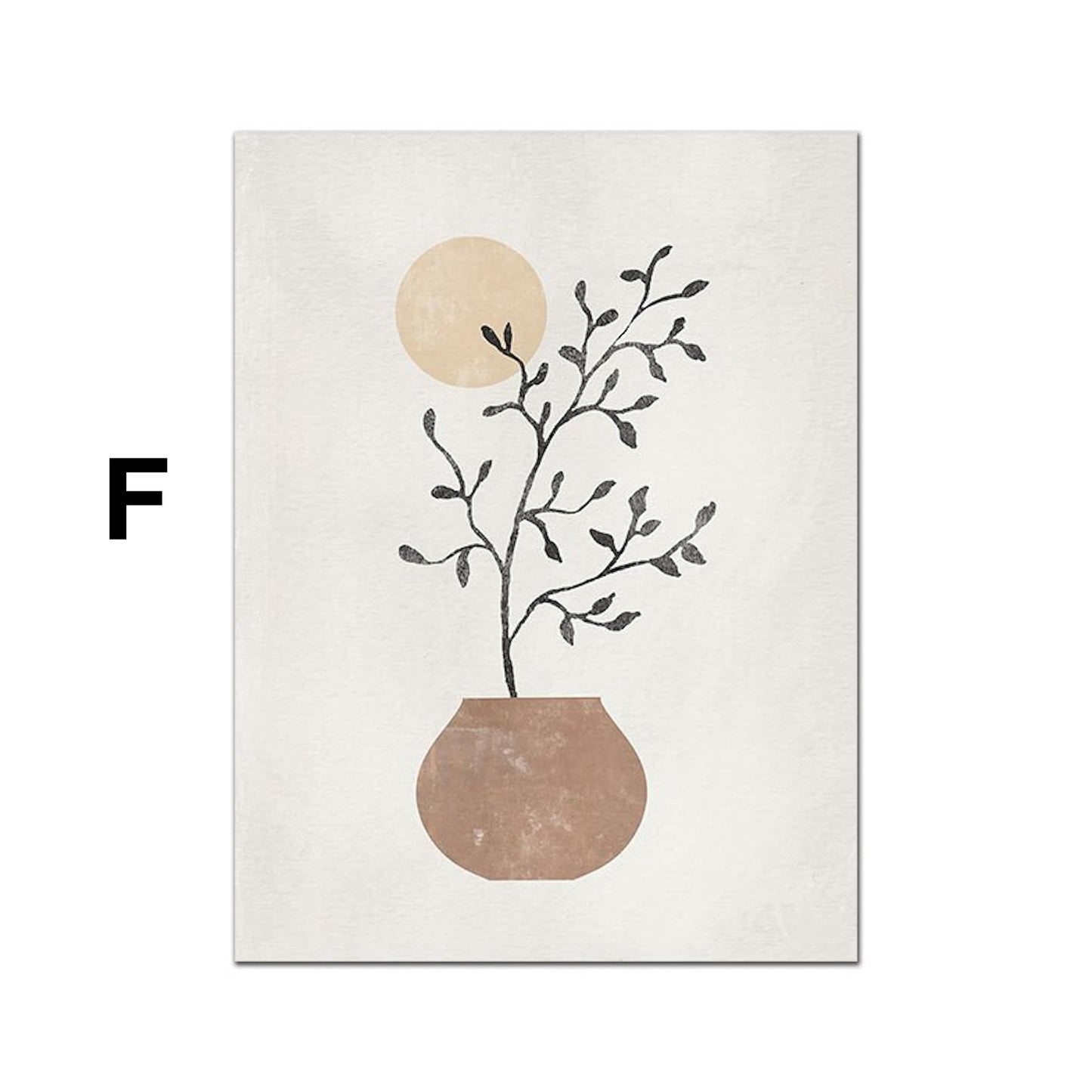 Botanik Blumen Poster  · Bilder Wohnzimmer · Wandbilder Schlafzimmer · Deko Print ohne Rahmen