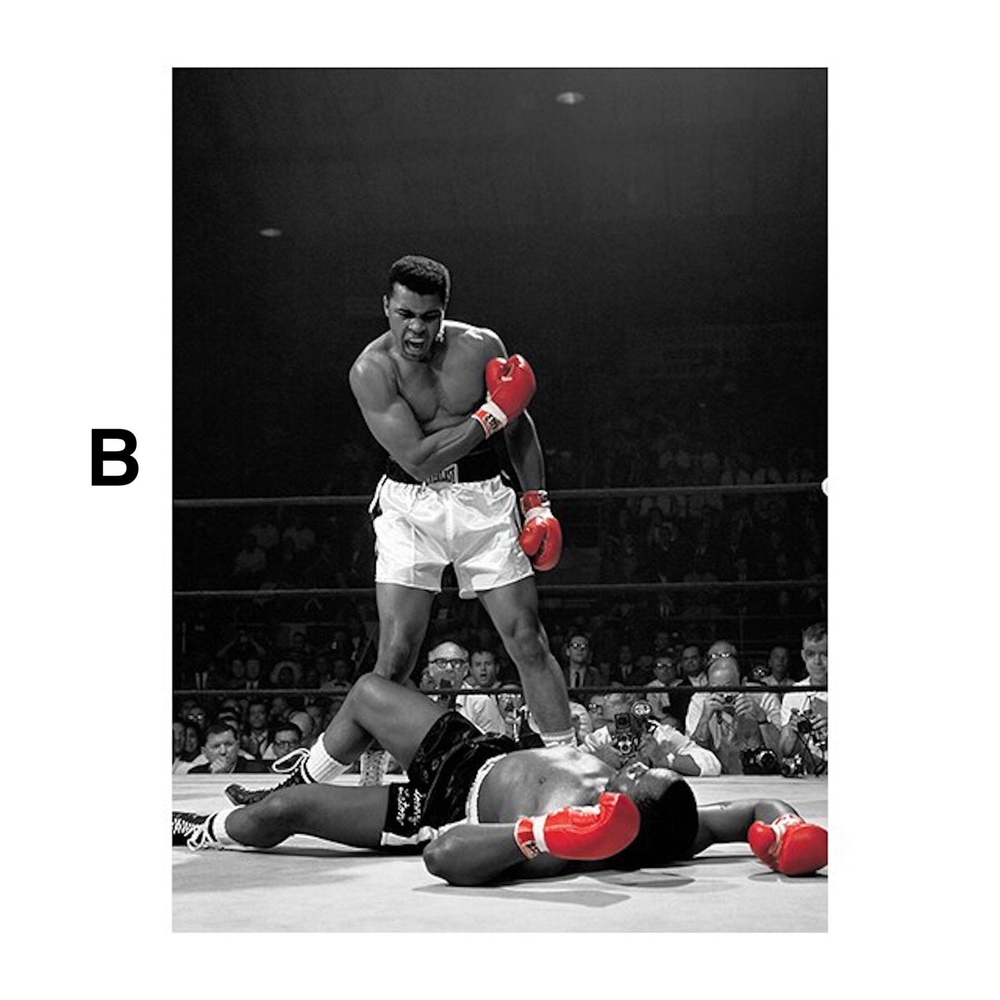 Poster Boxer Muhammad Ali Größter aller Zeiten in verschiedenen Farben als Deko Print ohne Rahmen