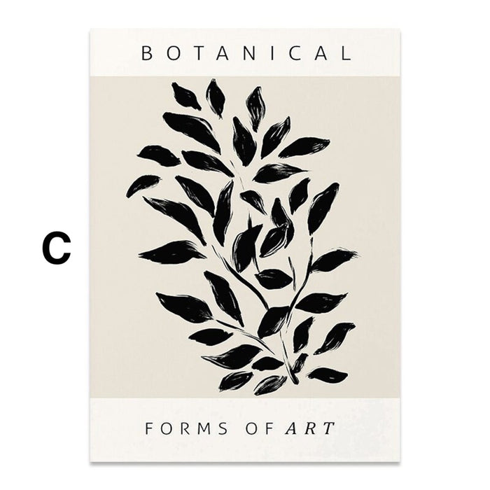 Abstraktes Poster auf Baumwollcanvas – JUSTGOODMOOD