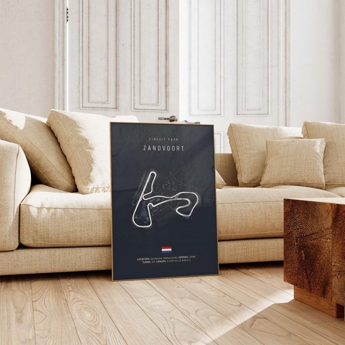 JUSTGOODMOOD Formel 1 Poster – Premium Baumwollprint