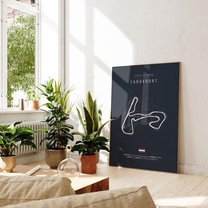 JUSTGOODMOOD Formel 1 Poster – Premium Baumwollprint