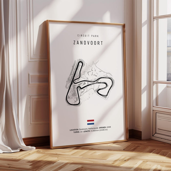 JUSTGOODMOOD Formel 1 Poster – Zandvoort 2026 Edition