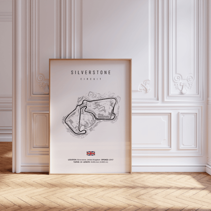 JUSTGOODMOOD Formel 1 Poster – Hochwertiger Baumwollcanvas