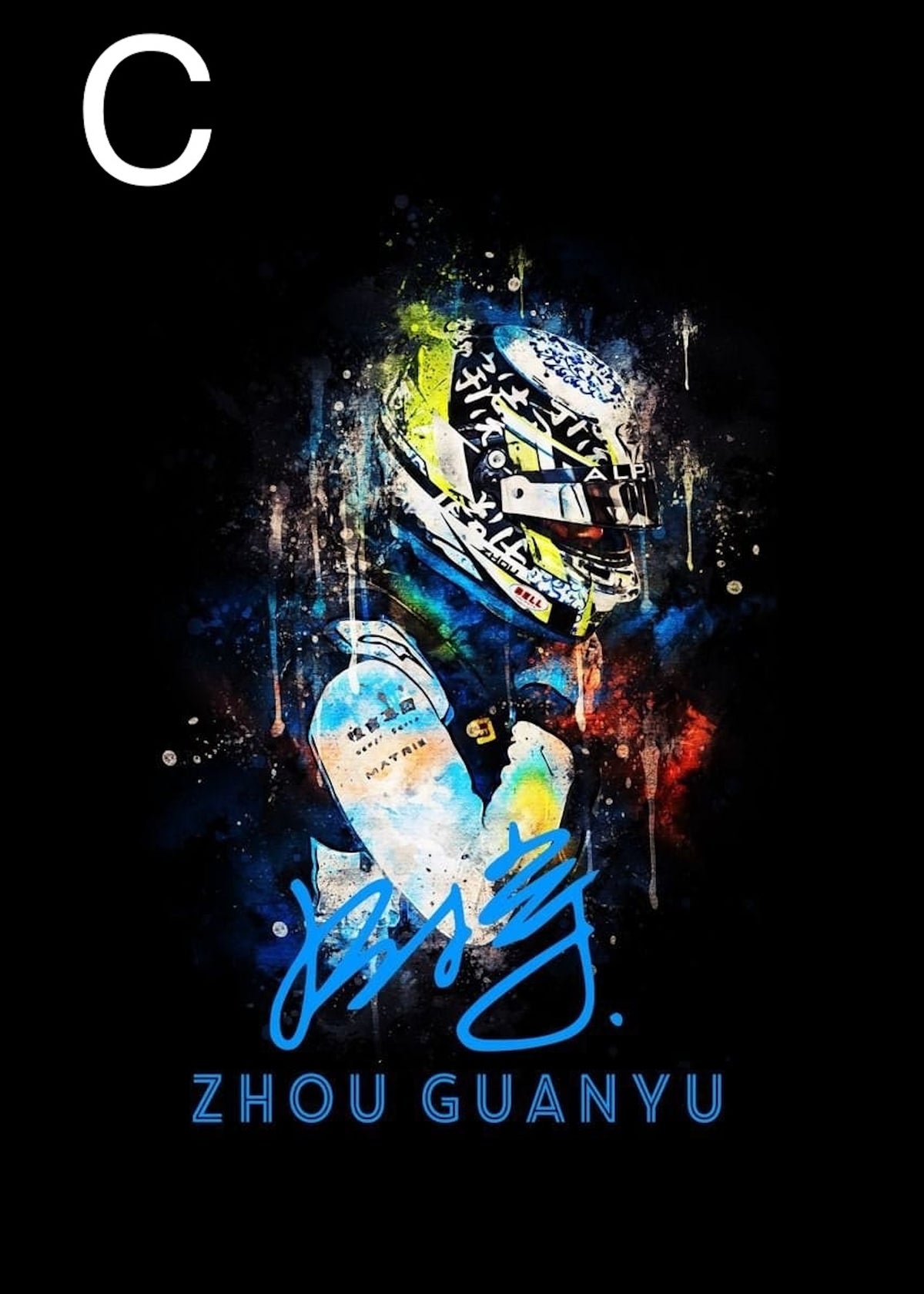 Poster Formel 1 Rennfahrer Legenden Sprüche · Deko Print ohne Rahmen