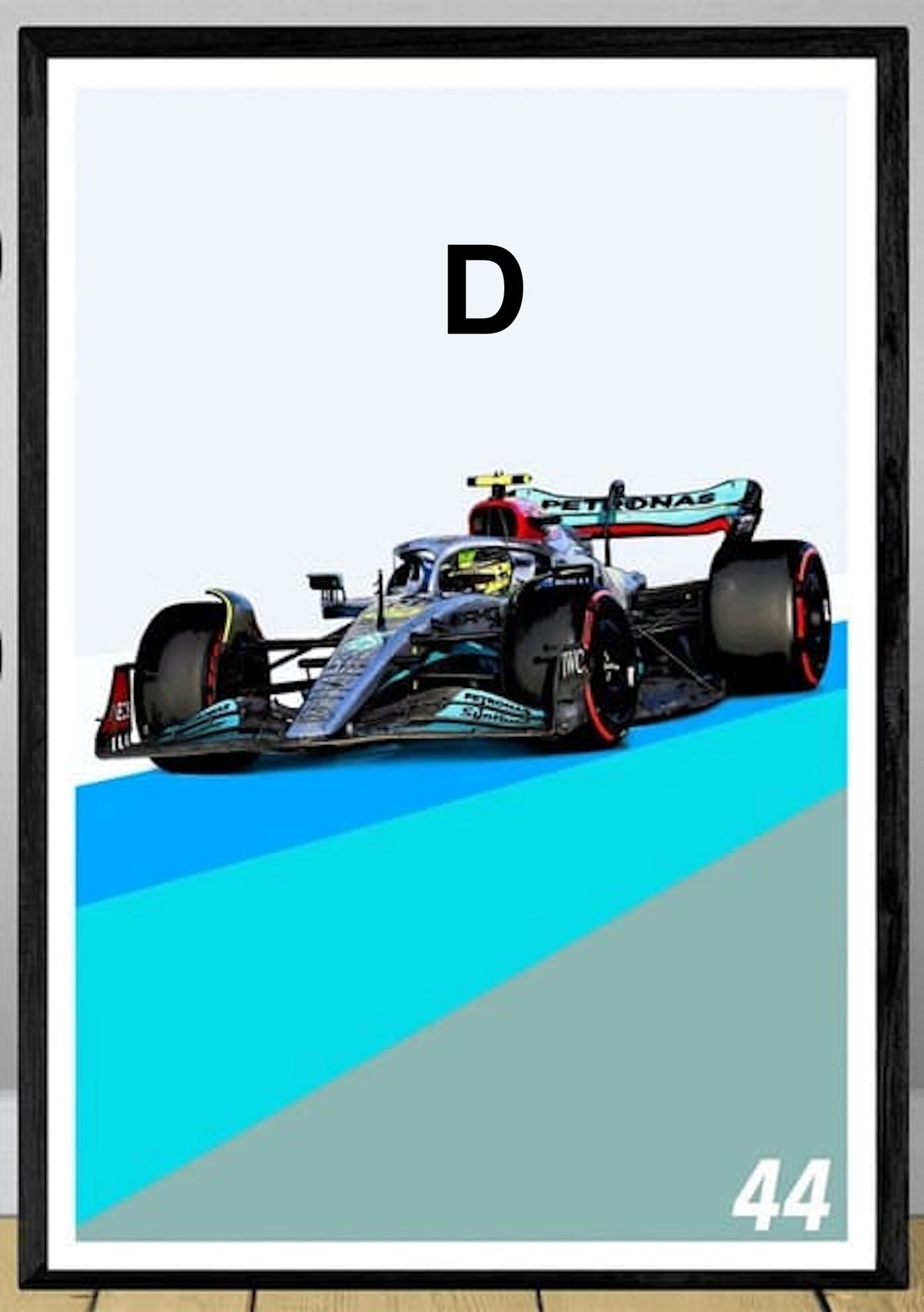 Poster Formel 1 Rennwagen Grand Prix Rennfahrer ·  Deko Print ohne Rahmen