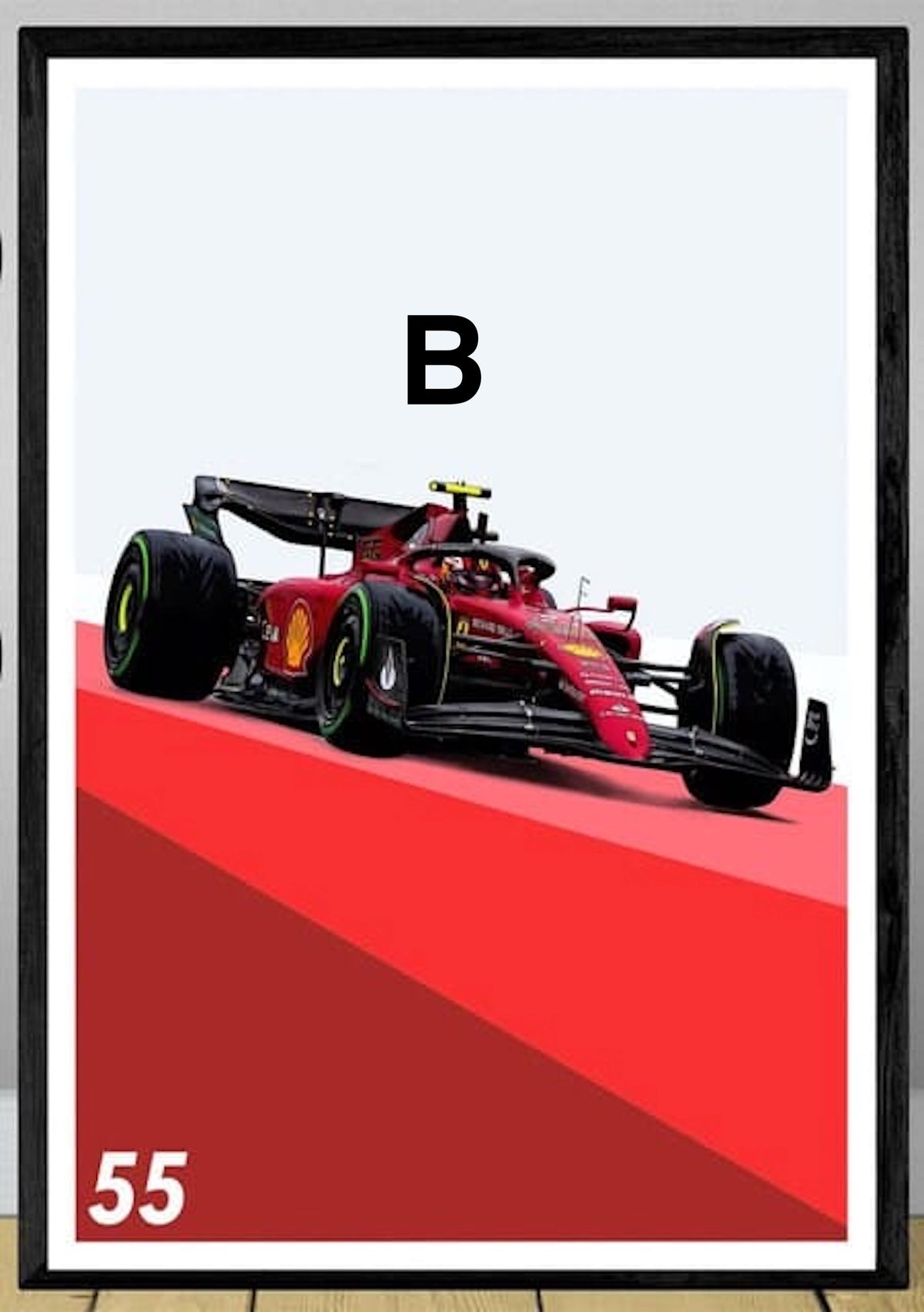 Poster Formel 1 Rennwagen Grand Prix Rennfahrer ·  Deko Print ohne Rahmen