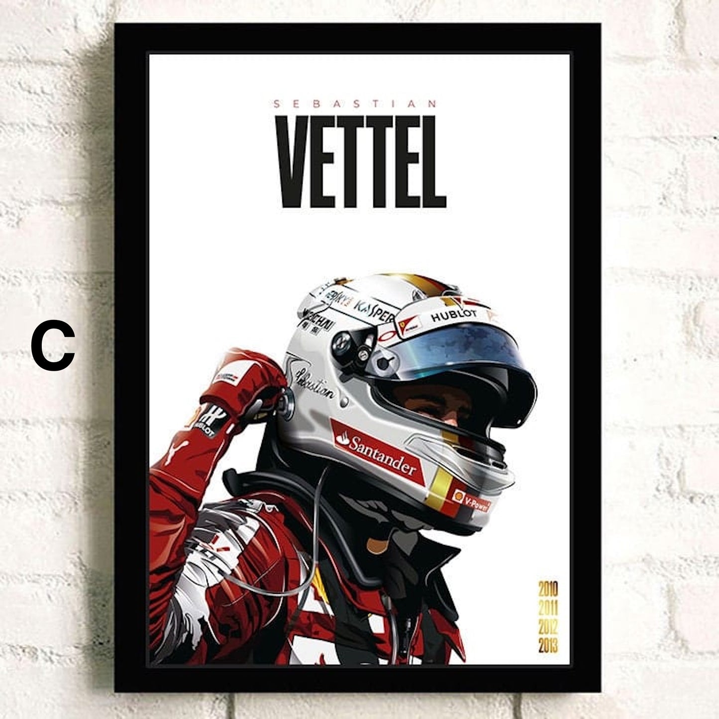 Poster Formel 1 Rennwagen Grand Prix Rennfahrer Legenden ·  Deko Print ohne Rahmen