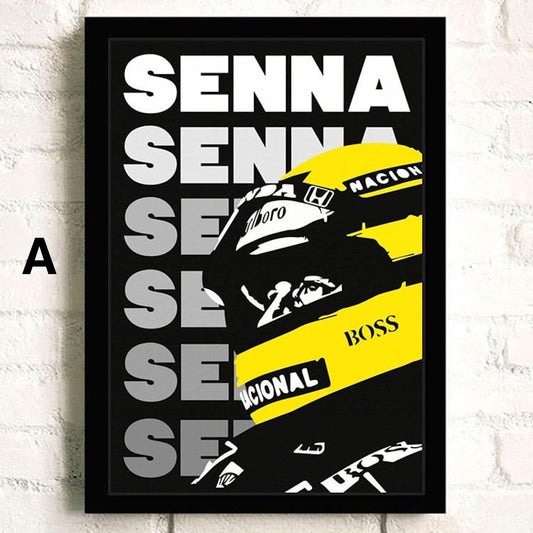 Poster Formel 1 Rennwagen Grand Prix Rennfahrer Legenden ·  Deko Print ohne Rahmen