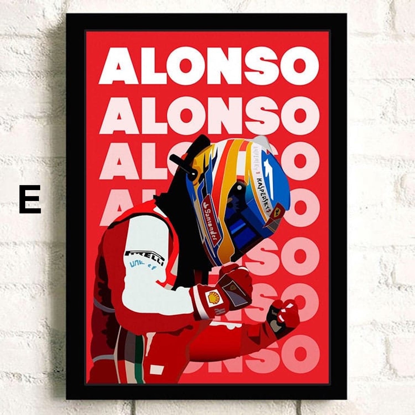 Poster Formel 1 Rennwagen Grand Prix Rennfahrer Legenden ·  Deko Print ohne Rahmen