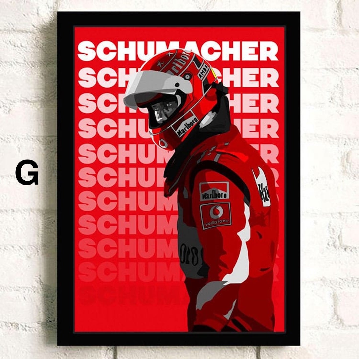 Poster Formel 1 Rennwagen Grand Prix Rennfahrer Legenden ·  Deko Print ohne Rahmen