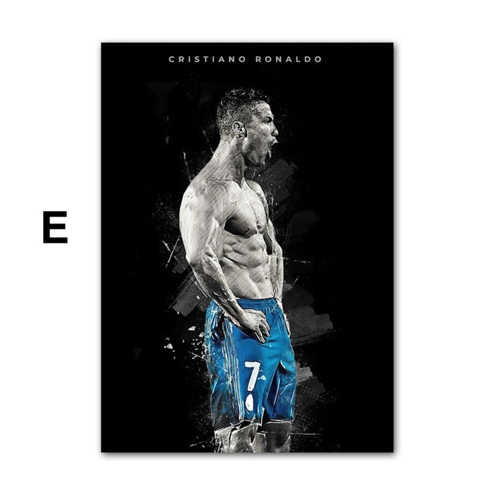 Poster Cristiano Ronaldo – Premium Baumwoll-Print