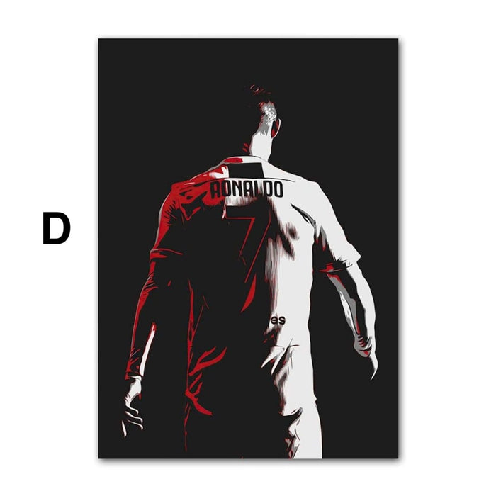 Poster Cristiano Ronaldo – Premium Baumwoll-Print