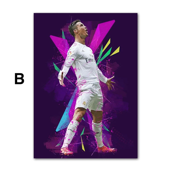 Poster Cristiano Ronaldo – Premium Baumwoll-Print