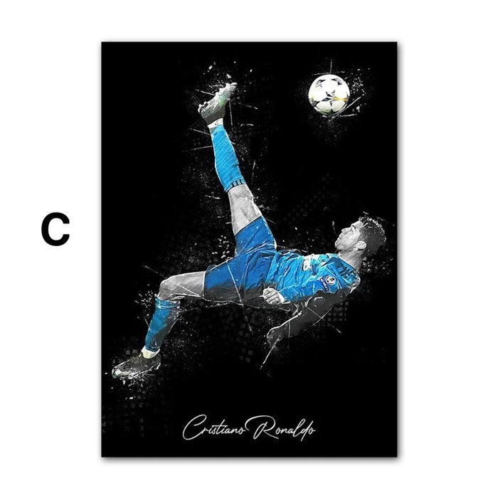 Poster Cristiano Ronaldo – Premium Baumwoll-Print