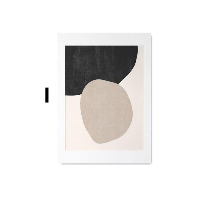 JUSTGOODMOOD Poster: Gesichter & Linien auf Baumwolle