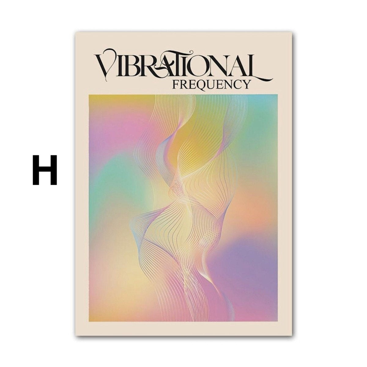 Poster Göttliche Kraft, Ausrichtung und Aura als Deko Print ohne Rahmen