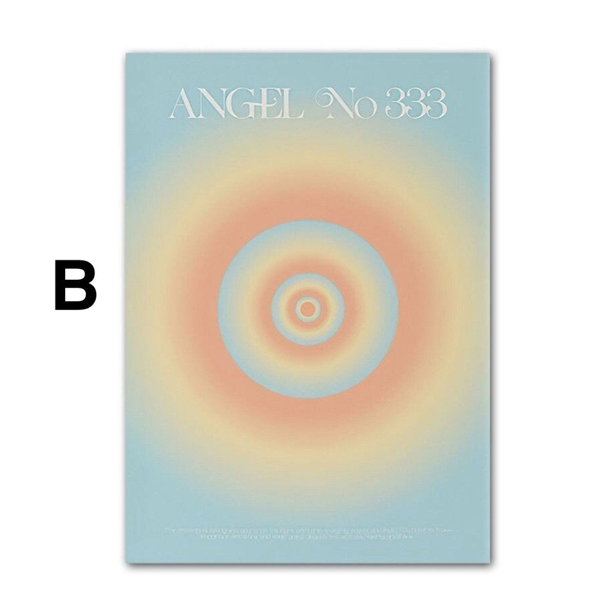 Poster Göttliche Kraft, Ausrichtung und Aura als Deko Print ohne Rahmen