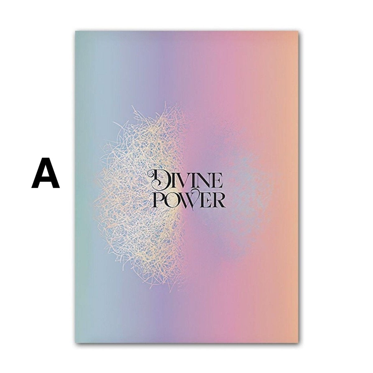 Poster Göttliche Kraft, Ausrichtung und Aura als Deko Print ohne Rahmen