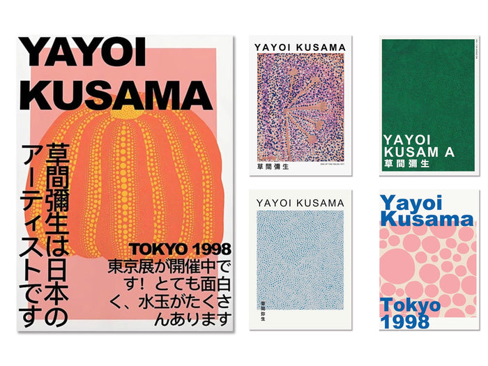 JUSTGOODMOOD Yayoi Kusama Kürbis – Premium Print