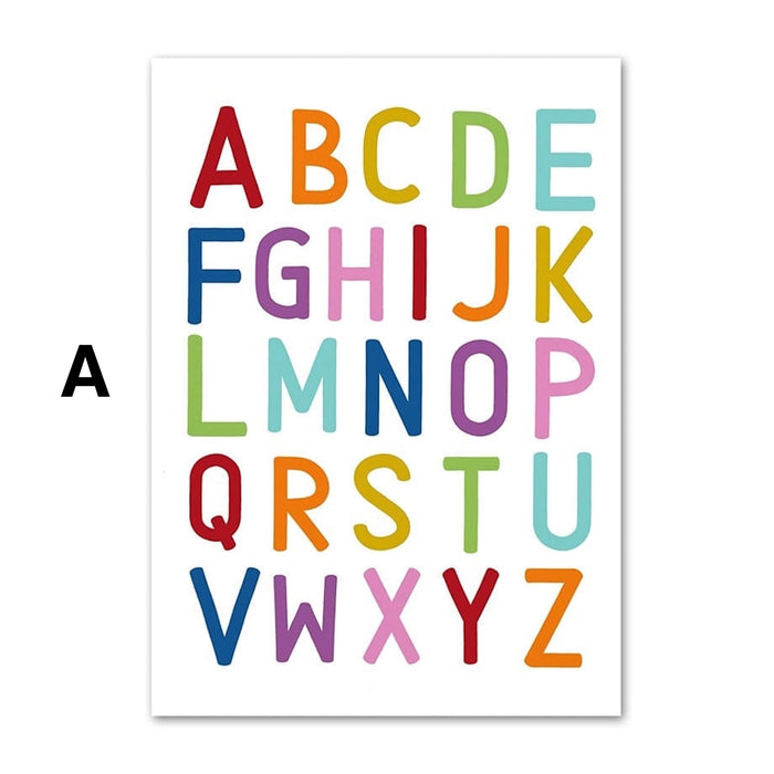 JUSTGOODMOOD Poster Kinderzimmer – Premium Canvas