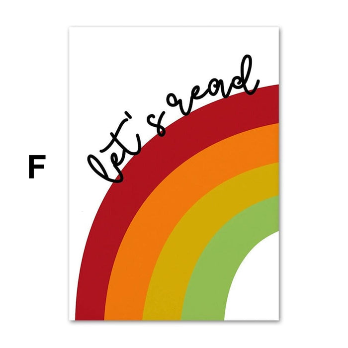 JUSTGOODMOOD Poster Kinderzimmer – Premium Canvas