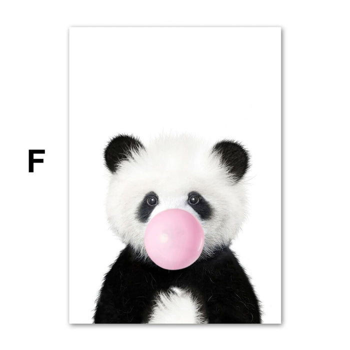 JUSTGOODMOOD Kinderposter – Hochwertiger Baumwoll-Print