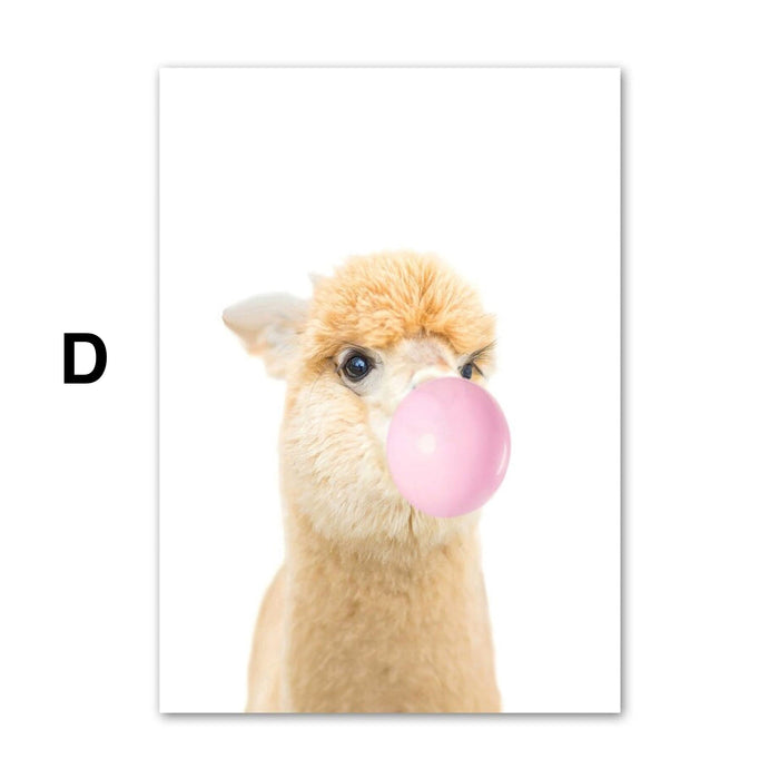 JUSTGOODMOOD Kinderposter – Hochwertiger Baumwoll-Print
