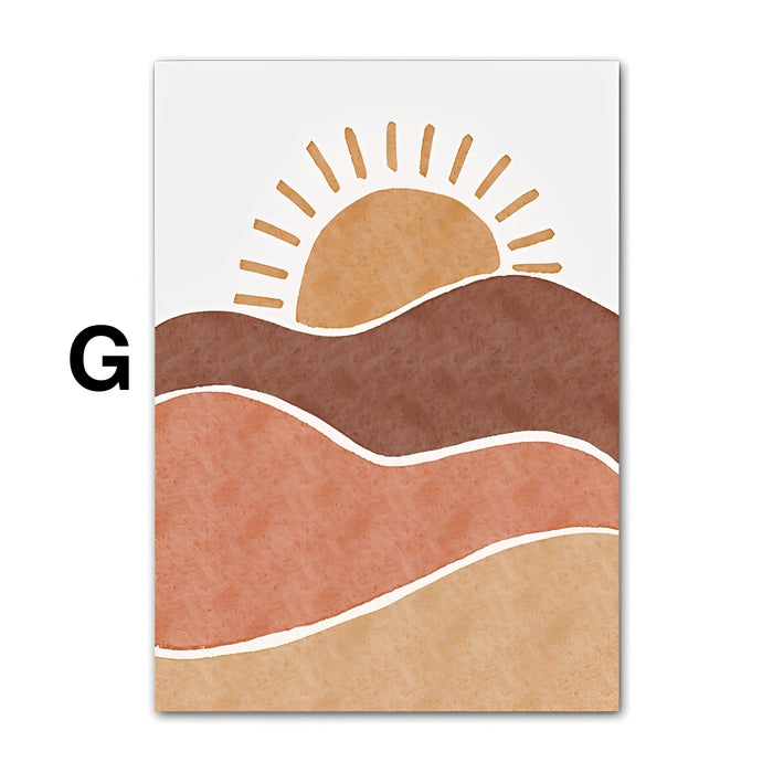 JUSTGOODMOOD Alpaka Poster – Farbintensive Kinder Deko