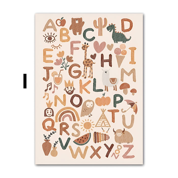 JUSTGOODMOOD Alpaka Poster – Stilvolle Kinderzimmer Deko