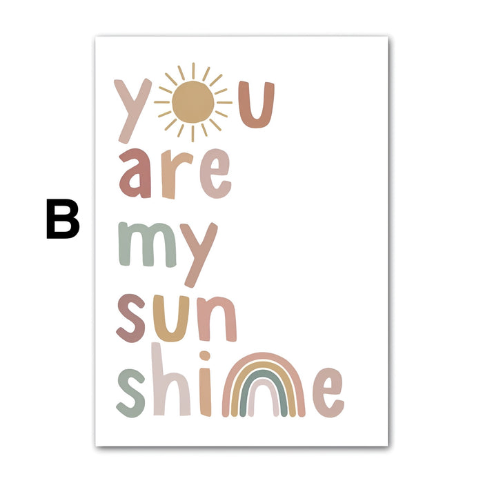 JUSTGOODMOOD Alpaka Poster – Stilvolle Kinderzimmer Deko