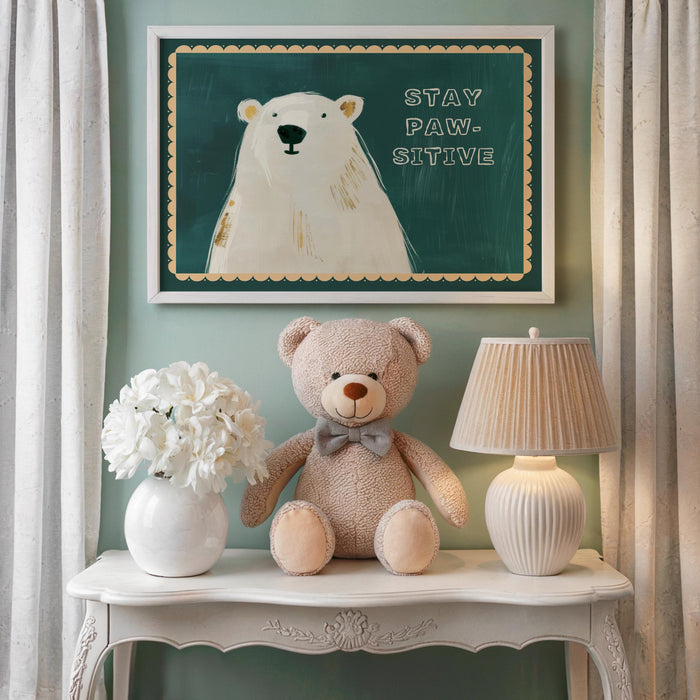 JUSTGOODMOOD Bär Poster – Exklusive Kinderzimmer Deko