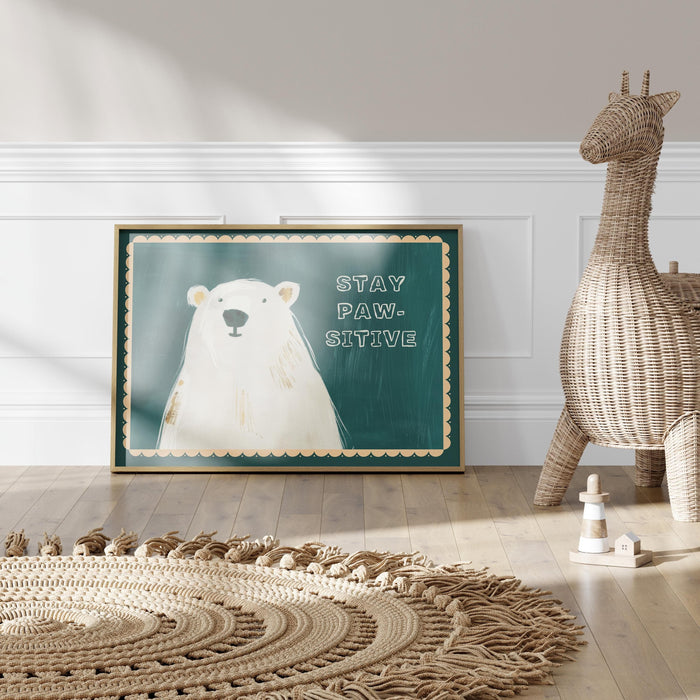 JUSTGOODMOOD Bär Poster – Exklusive Kinderzimmer Deko