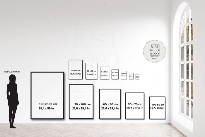 Poster Kinderzimmer Bär – Premium Baumwoll-Canvas