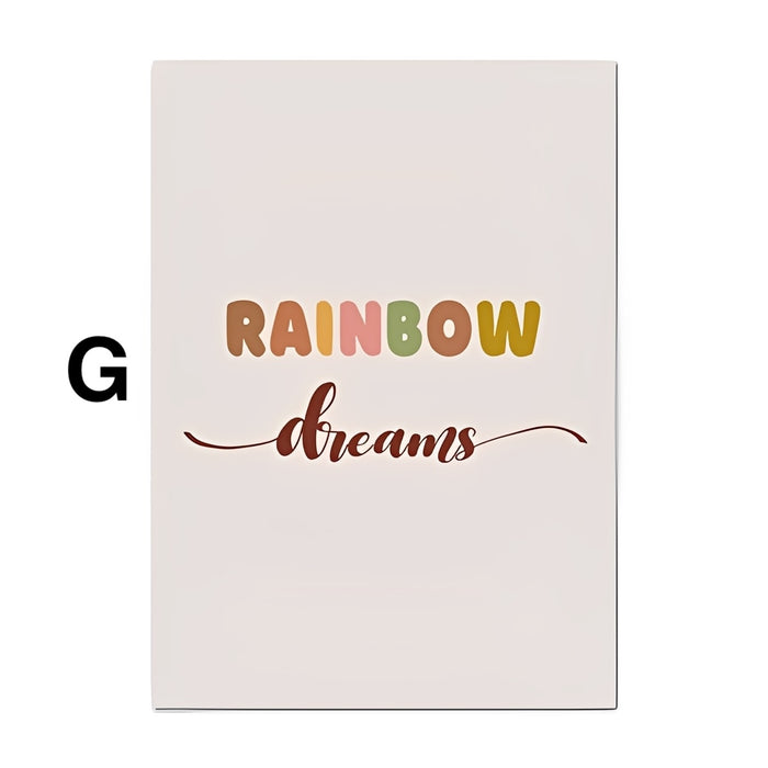 JUSTGOODMOOD Poster Kinderzimmer – Premium Cotton Art