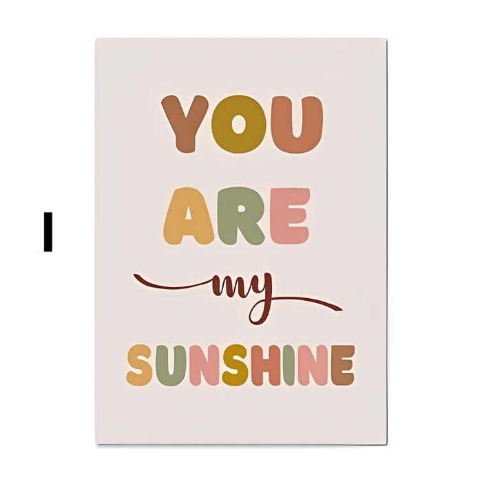 JUSTGOODMOOD Poster Kinderzimmer – Premium Cotton Art