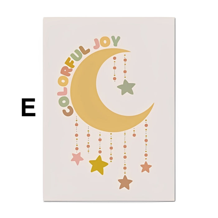 JUSTGOODMOOD Poster Kinderzimmer – Premium Cotton Art