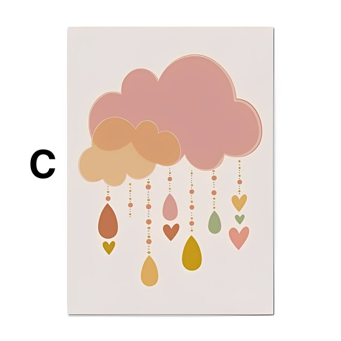 JUSTGOODMOOD Poster Kinderzimmer – Premium Cotton Art