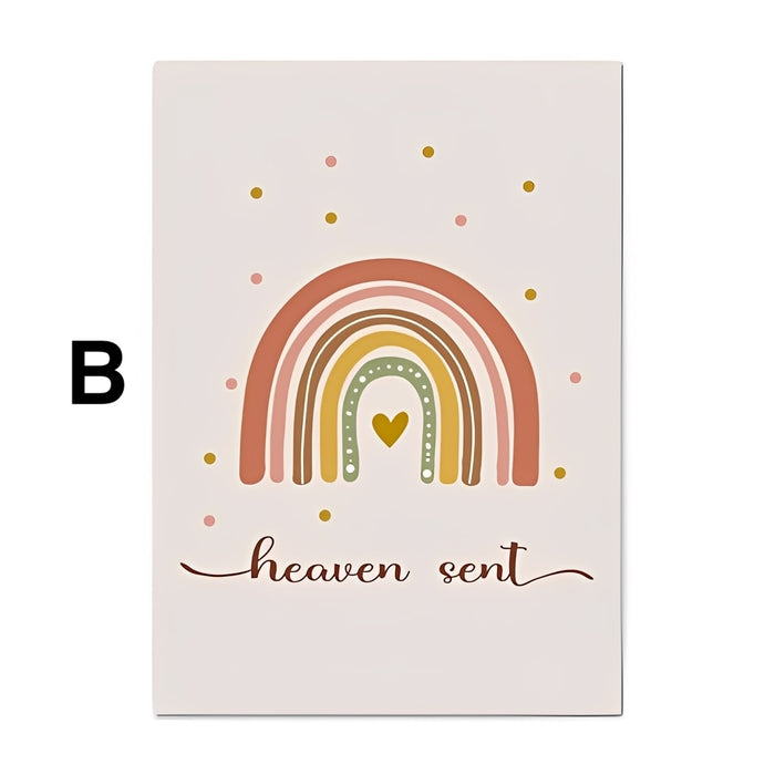JUSTGOODMOOD Poster Kinderzimmer – Premium Cotton Art