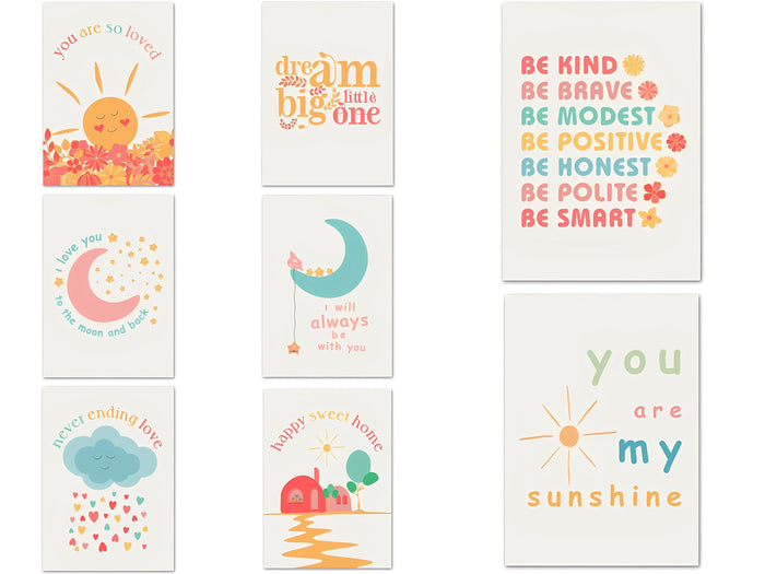 JUSTGOODMOOD Poster – Premium Wanddeko für Kinderzimmer