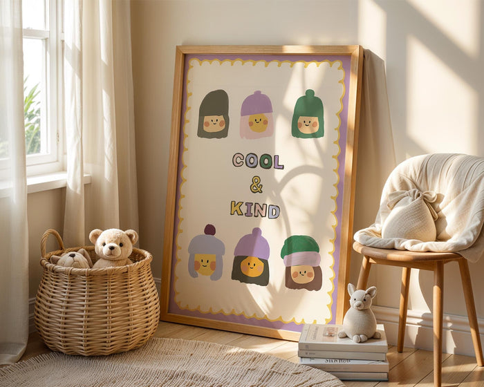 JUSTGOODMOOD Poster – Hochwertige Wandkunst für Kinder