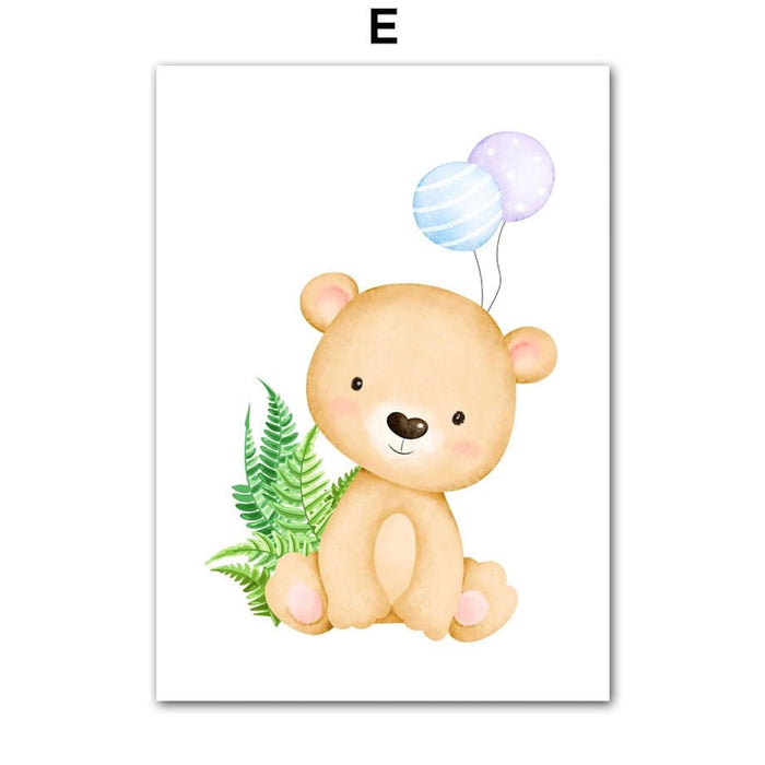 JUSTGOODMOOD Poster Kinderzimmer – Premium HD-Druck
