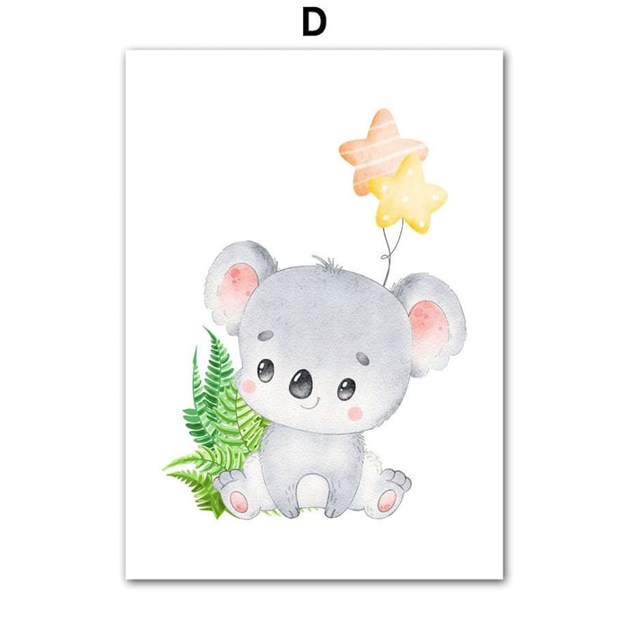 JUSTGOODMOOD Poster Kinderzimmer – Premium HD-Druck